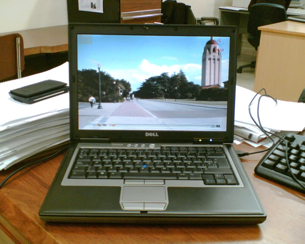 De Dell Latitude D620 was de eerste laptop in de geschiedenis met een Intel Core Duo-processor